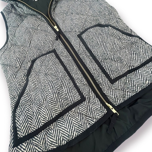 J. Crew Excursion Herringbone Puffer Vest - Picture 5 of 9